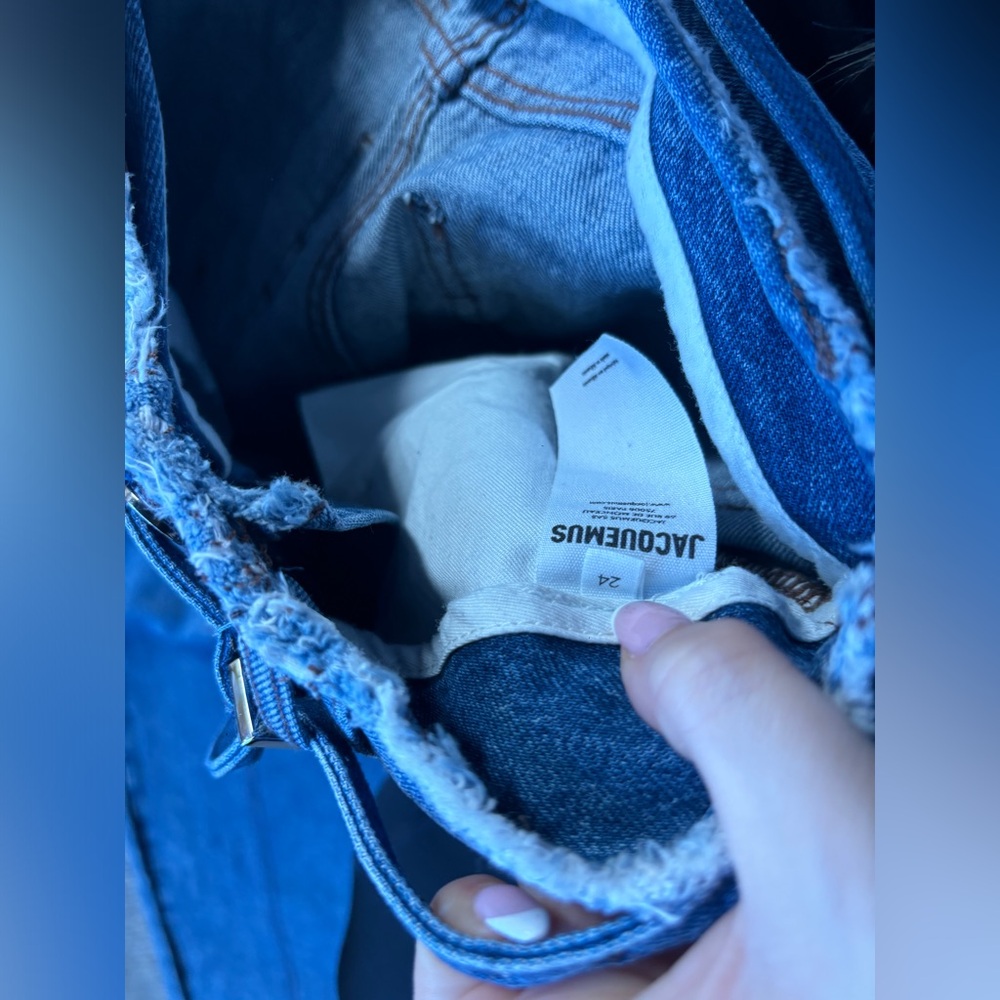Jacquemus Le Chouchou ‘le de nimes caraco’ jeans in blue - Picture 6 of 8